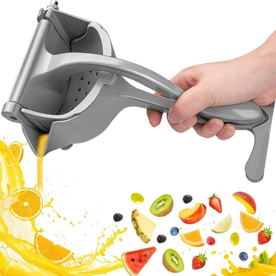 Rixora Handmatige Fruitpers Sinaasappelpers Citruspers Vruchtenpers Handpers Wijnpers Citroenknijper Lijmpers Handmatige Citruspers Roestvrij Staal