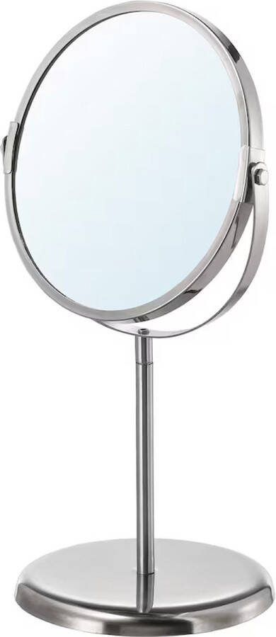 Rixora Make Up Spiegel met 5X Vergroting Scheerspiegel Badkamer Douche Chroom