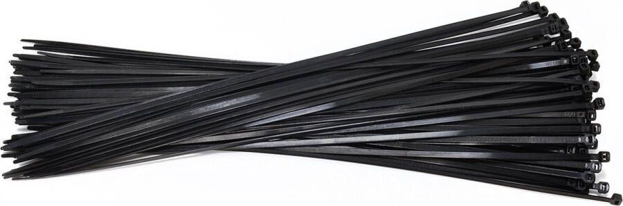 RL Sales Kabelbinders 4 8 x 430 mm zwart zak 100 stuks Tiewraps Binders