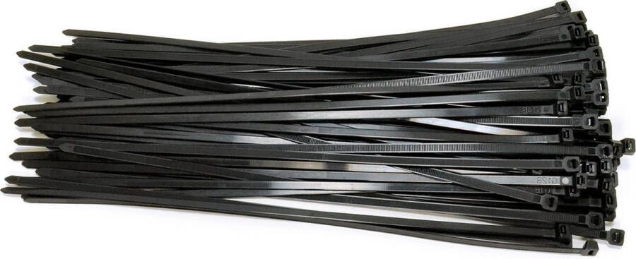 RL Sales Kabelbinders 7 6 x 450 mm zwart zak 100 stuks Tiewraps Binders
