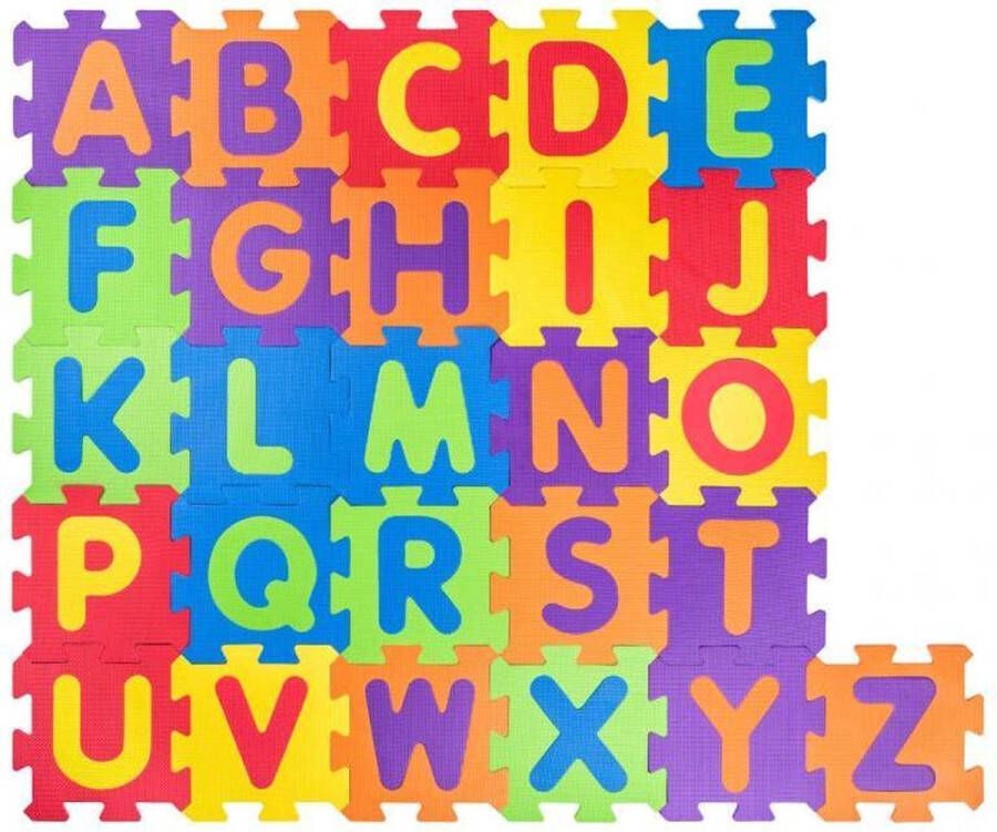 RLNTLSS EVA Foam Alfabet Puzzelmat Letters Kleuren Creatief