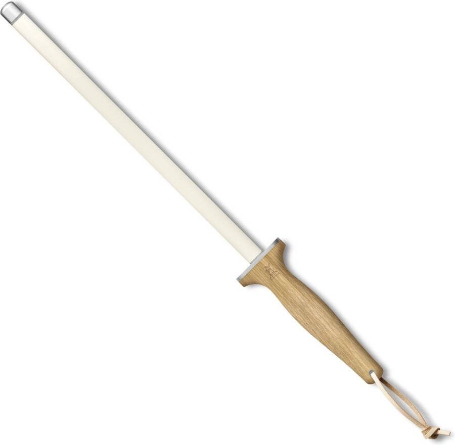 Robert Herder Aanzetstaal Keramisch Korrel 600 Lengte 31 cm Corundin Heft Eikenhout