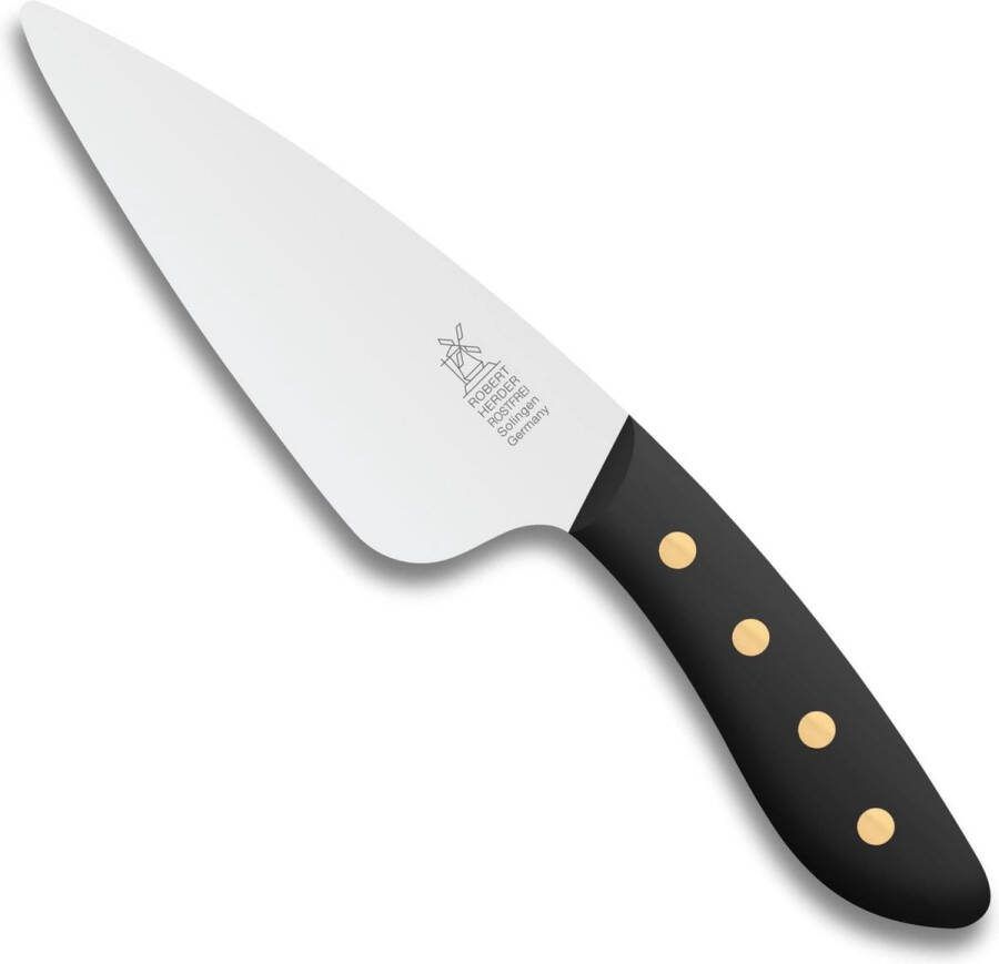 Robert Herder Fileermes SeaKnives Edwin Vinke's Speciaal RVS Lemmet 135 mm Heft POM Zwart