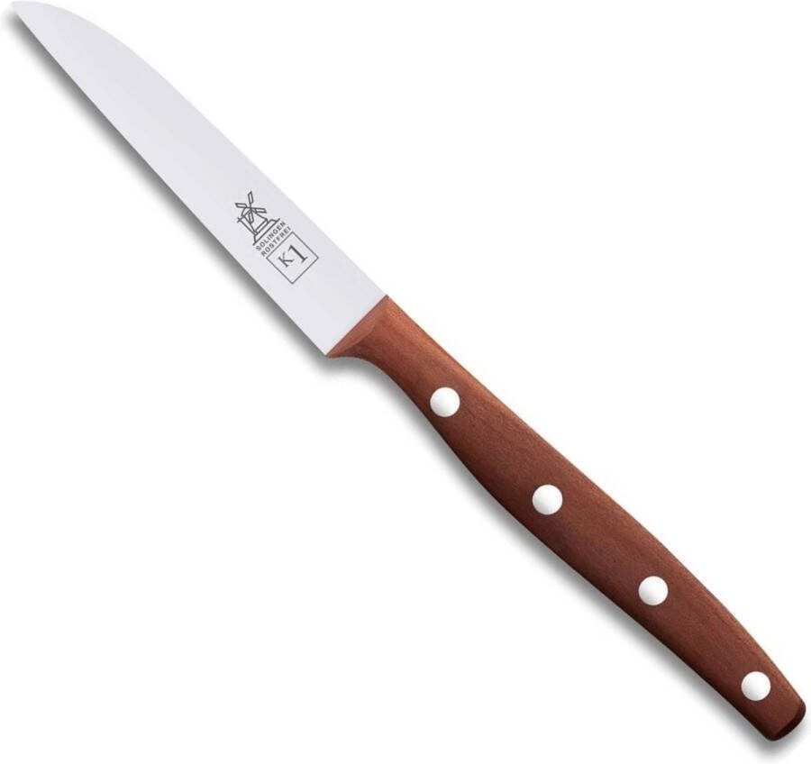 Robert Herder K1 Schilmes Groentemes RVS Recht Lemmet 9 cm Heft Pruimenhout