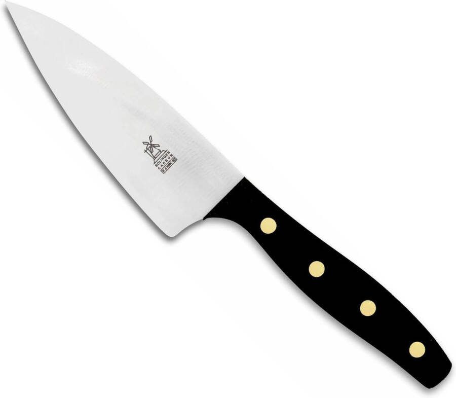 Robert Herder K4 Koksmes RVS Middelpunt Lemmet 13 cm Heft POM Zwart