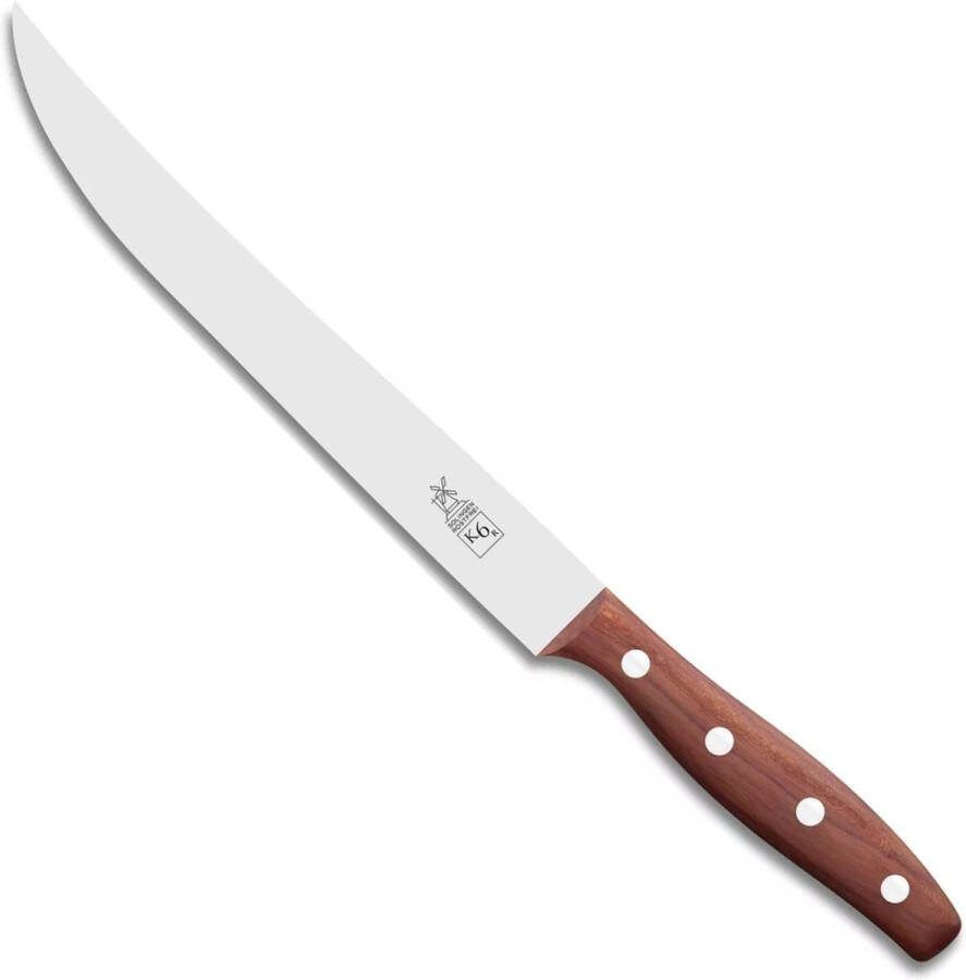 Robert Herder K6R Vleesmes RVS Lemmet 20 cm Heft Pruimenhout Geschenkverpakking