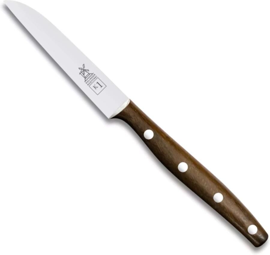 Robert Herder K1 Schilmes Groentemes RVS Recht Lemmet 9 cm Heft Cumaru Hout