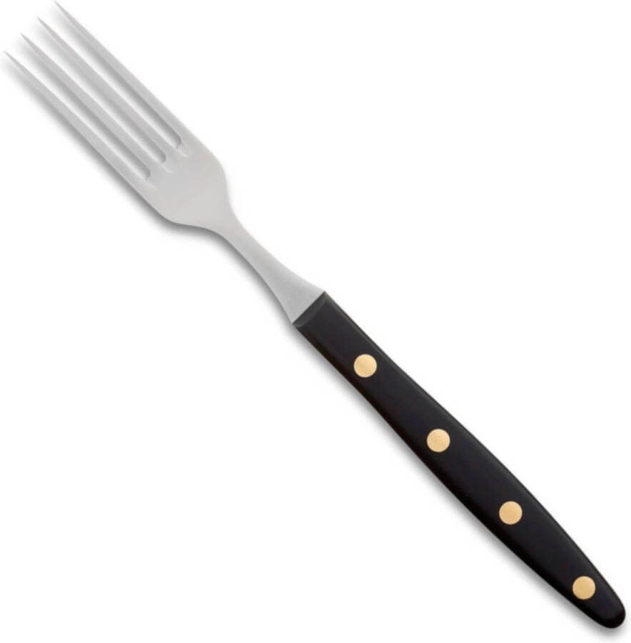 Robert Herder Steakvork RVS Heft POM Zwart