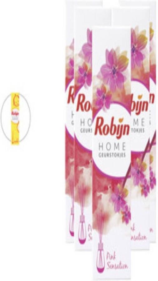 Robijn geurstokjes Pink Sensation Voordeelverpakking 6 Stuks