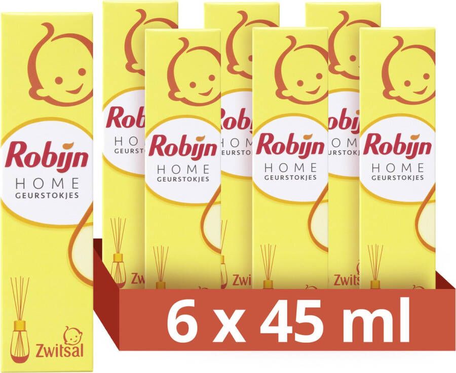 Robijn Home Zwitsal geurstokjes 6 x 45 ml voordeelverpakking (45 ml)