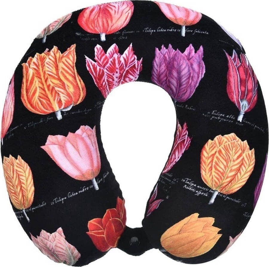 Robin Ruth Souvenir Nekkussen Zwart Tulpen Mix