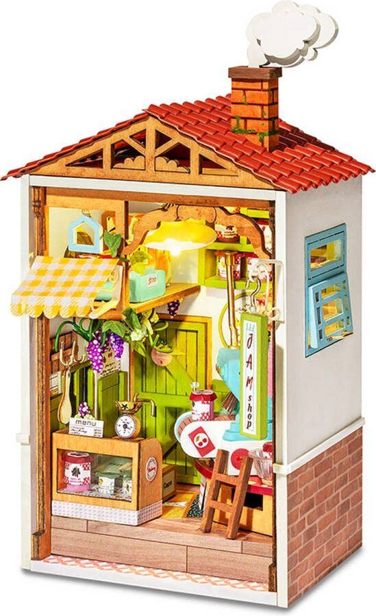 Robotime DIY Sweet Jam Shop DS010 9 0x7 5x15 5cm