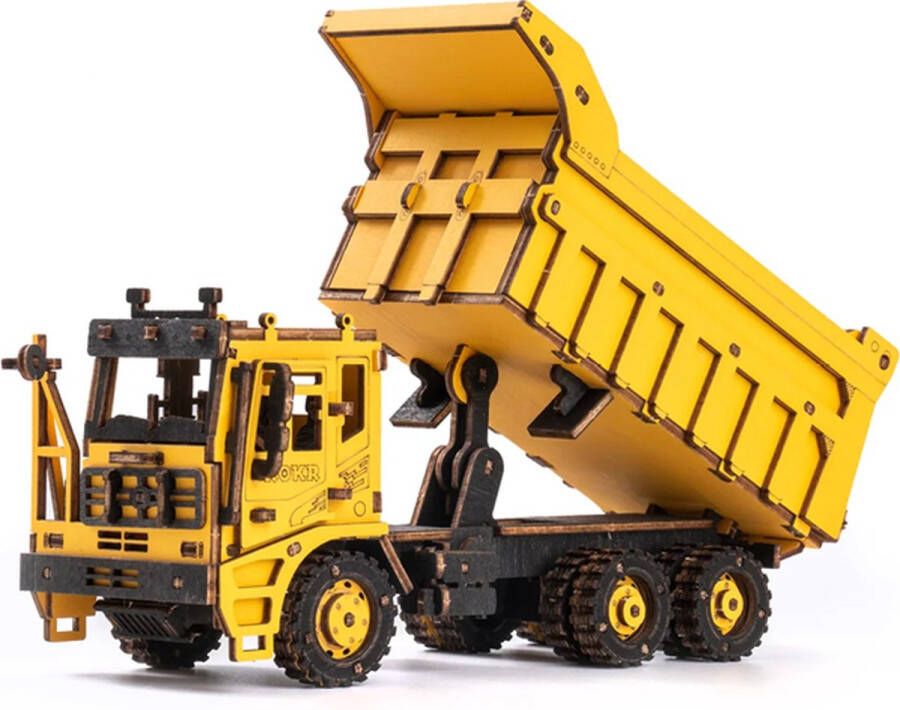 Robotime Dump Truck TG603K 3D puzzel Houten bouwpakket Knutselen Miniatuur