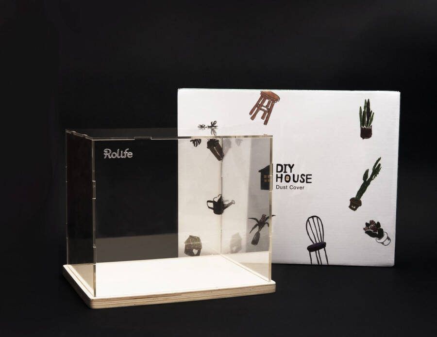Robotime Dust Cover Display Case (L263*B219*H232mm)