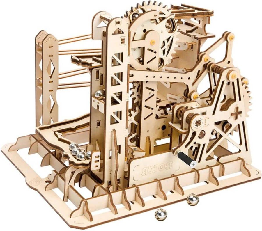 Robotime Lift Achtbaan Modelbouw Bouwpakket Hout 3D Puzzel Tieners Volwassenen