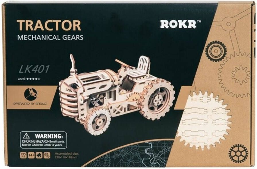 Robotime Loft Home Modelbouwpakket | 3D | Hout | Hobby | Tractor | Puzzel | | Modelbouw