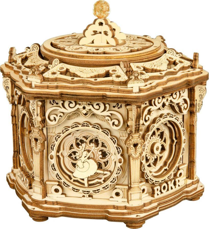 Robotime ROKR AMK52 Muziekdoos DIY Secret Garden Houten Modelbouw