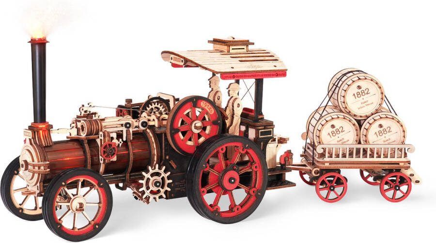 Robotime ROKR Steam Engine LKA01 Bouwpakket Knutselen Stoommachine Hobby DIY Miniatuur