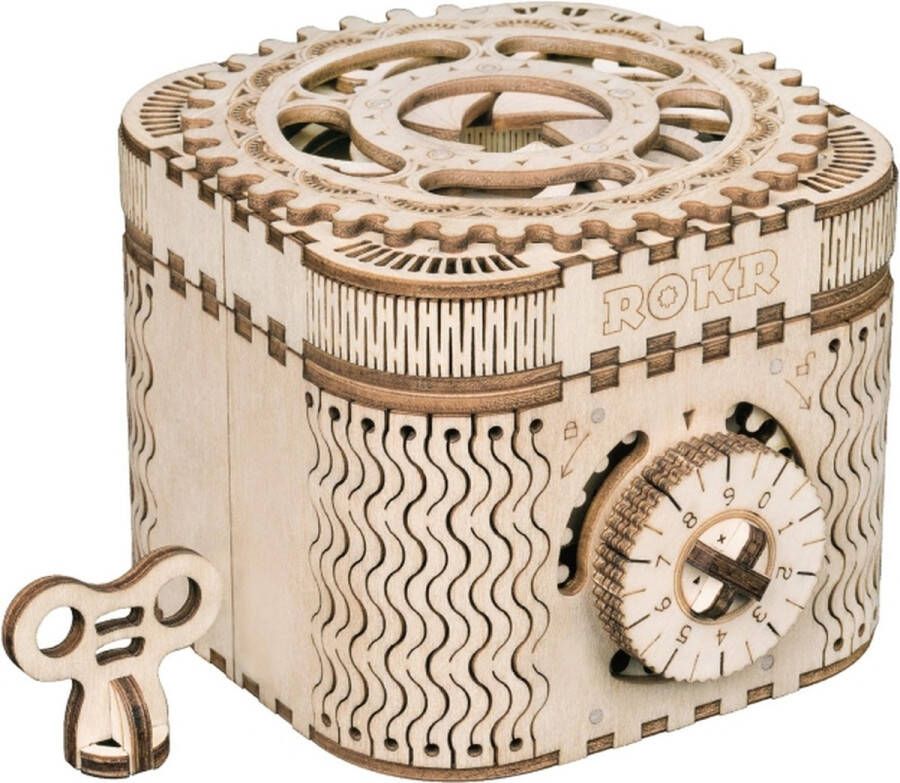 Robotime ROKR Treasure Box houten Schatkist Modelbouw 3D puzzel