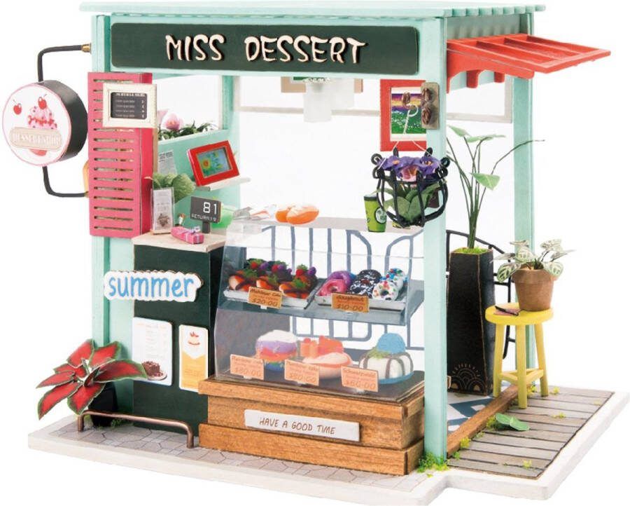 Robotime Rolife Ice Cream Station DGM06 Miniatuur Knutselen DIY