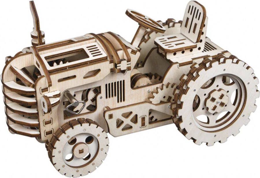 Robotime Tractor Houten modelbouw DIY Hout 3D puzzel Tieners Volwassenen