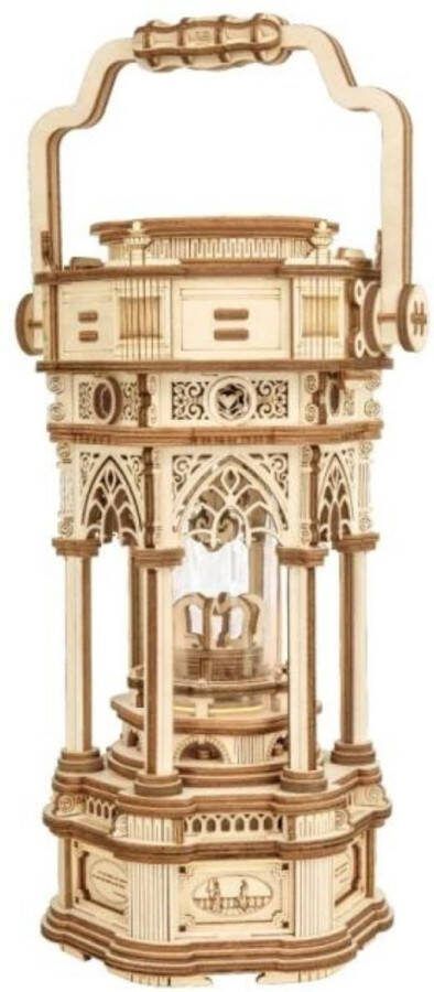 Robotime Vitafa Victorian lantern Rokr Houten puzzel 3D puzzel DIY
