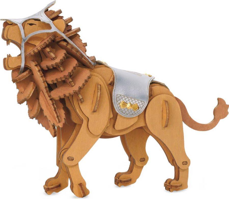Robotime Warrior Lion Houten 3D DIY bouwset Houten bouwpakket Knutselen TWA03