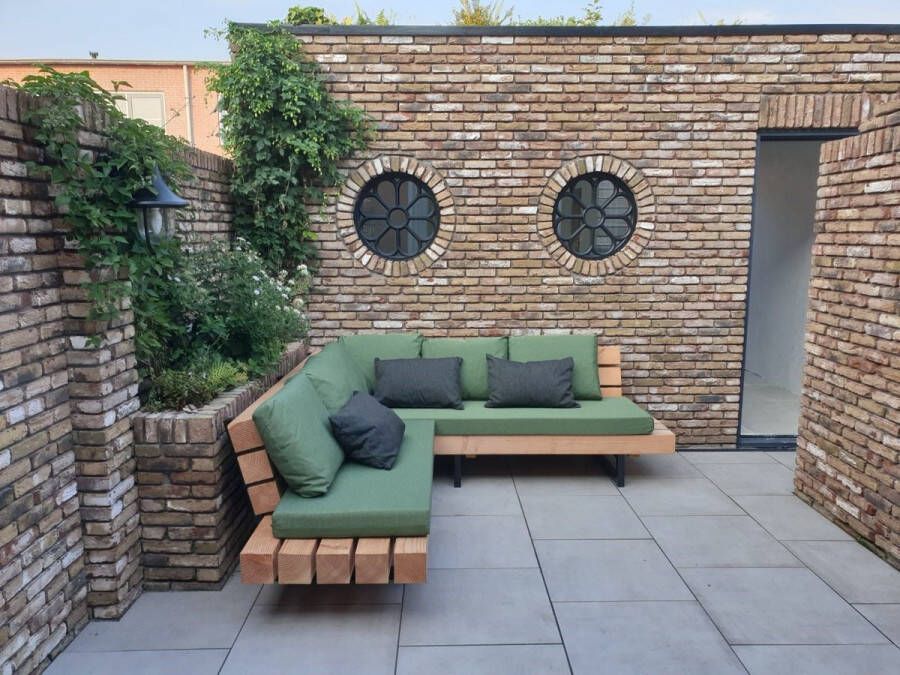 Robustiek Wonen Loungebank Douglas Loungebank Tuin Loungebank Balkon Tuinbank- 200x300
