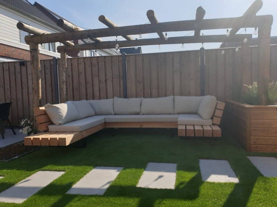 Robustiek Wonen Loungebank Douglas Loungebank Tuin Loungebank Balkon Tuinbank- 250x250x250