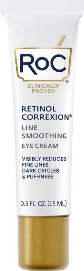 RoC Retinol Correxion Anti-Wrinkle + Firming Eye Cream for Dark Circles & Puffy Eyes 15ml