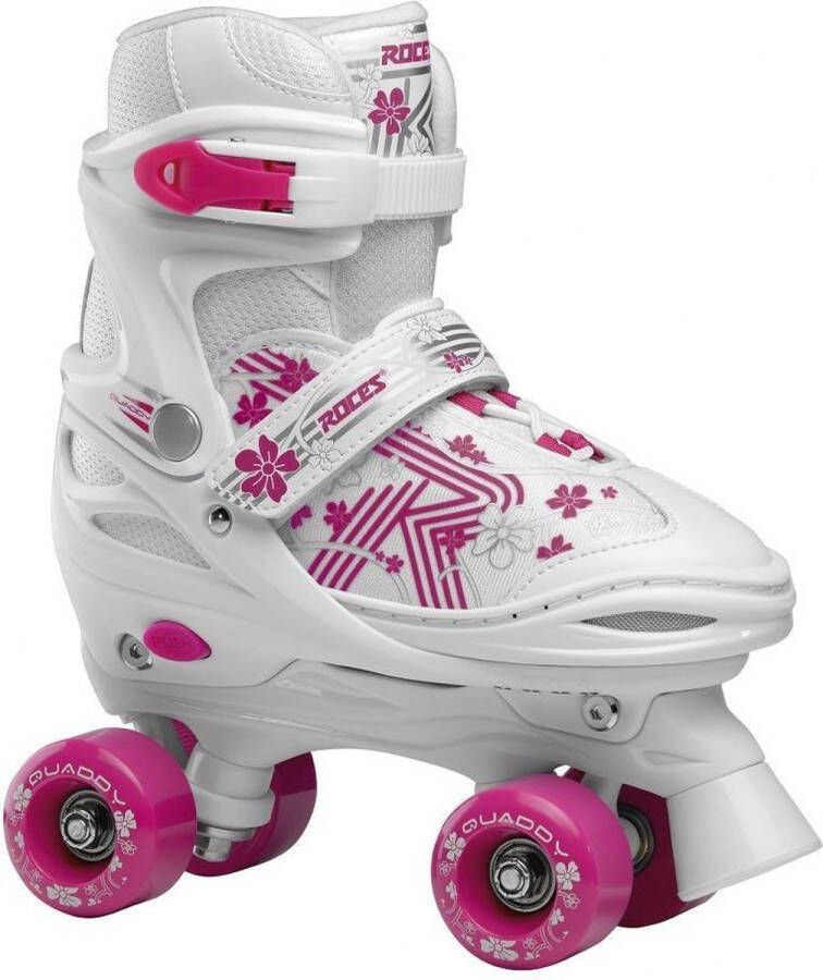 Roces Quaddy Rolschaatsen Kinderen en volwassenen 30-33 Wit