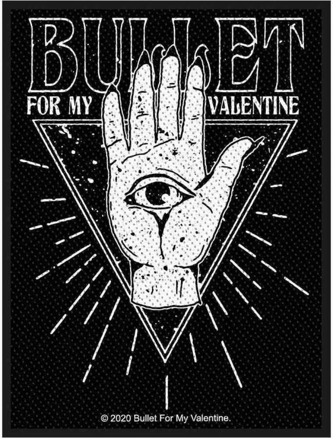 Rock Off Bullet For My Valentine Patch All Seeing Eye Zwart