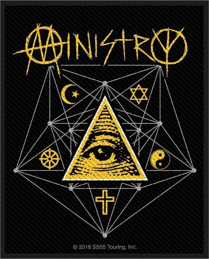 Rock Off Ministry All Seeing Eye Patch