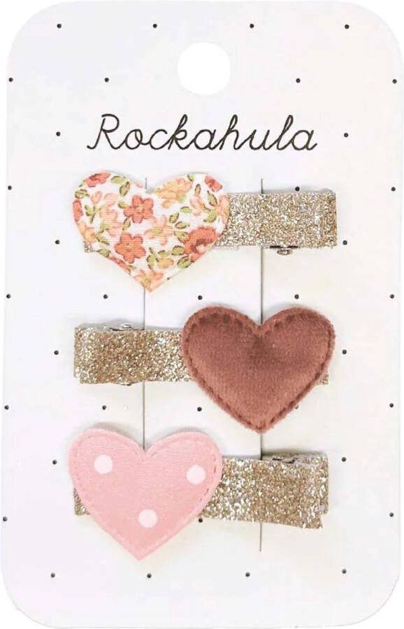 Rockahula Caravan Hartjes Haarspeldjes Set Van 3
