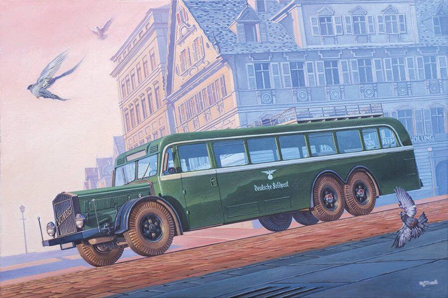 Roden 1:35 824 Vomag Omnibus 7 OR 660 Plastic Modelbouwpakket