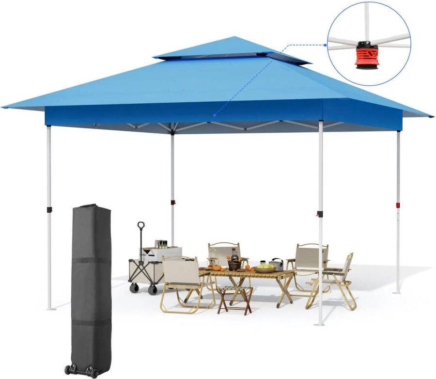 Roggi Partytent Tuinhuisje – Partytent Opvouwbaar – Tuin Tent – Paviljoen Gazebo – Pergola – 360 x 360 x 271 cm
