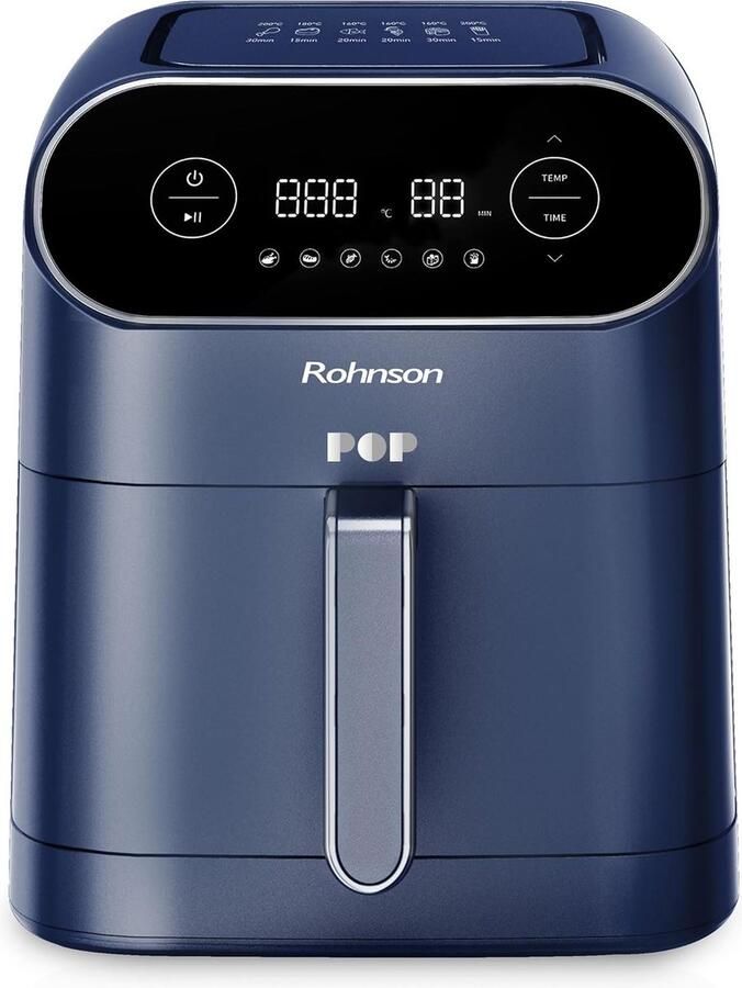 Rohnson Heteluchtfriteuse Pop R-2859G 7L Digitaal LED-display 6 Programma's