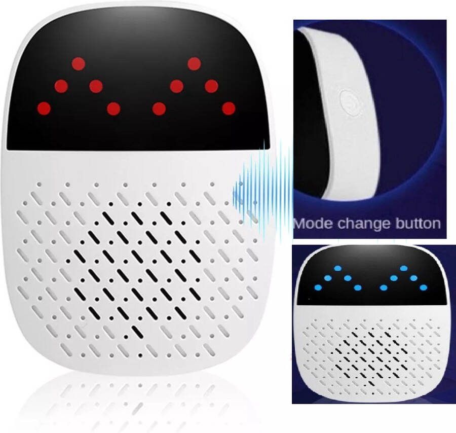 RoHS Ai Intelligence 2 Pack Muizen Afweermiddelen Ultrasone plug-in Indoor Muizen Controle Ultrasone Repeller Ai Ultrasonische Ongedierte Bestrijder Insecten Bestrijden Ultrasone Verjager Pest Repeller Pest Reject Muizenverjager