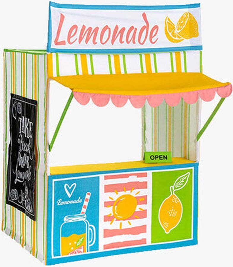 Role Play Limonade kraam Speeltent voor kinderen 110 x 163 x 158 cm Natuurlijke materialen Winkeltje Speelhuis voor binnen en buiten Kindertent voor jongens en meisjes