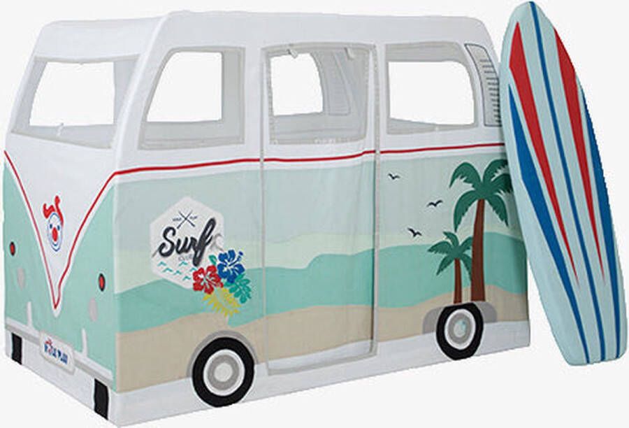 Role Play Surf Bus Speeltent voor Kinderen Inclusief Surfboard