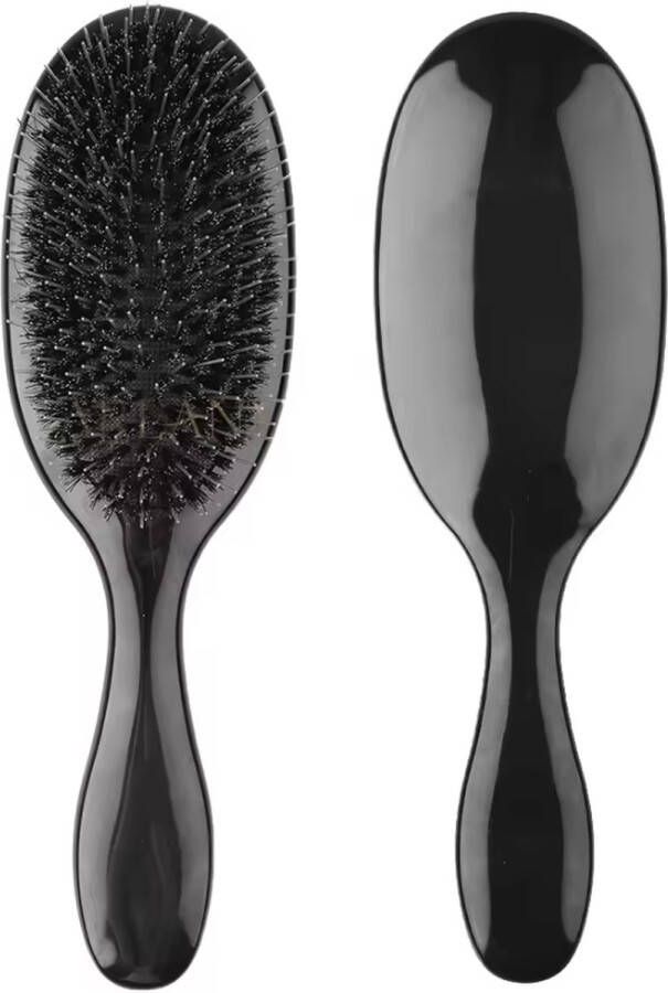 RollAway Haarborstel Varkenshaar Boar Bristle Brush Haarborstel 21.5 CM Haarborstel Zwijnenhaar Haarborstel Antiklit