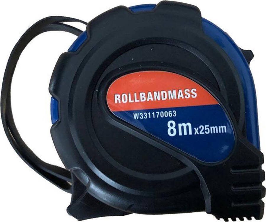 Rollbandmass Rolmaat 8 meter x 25mm