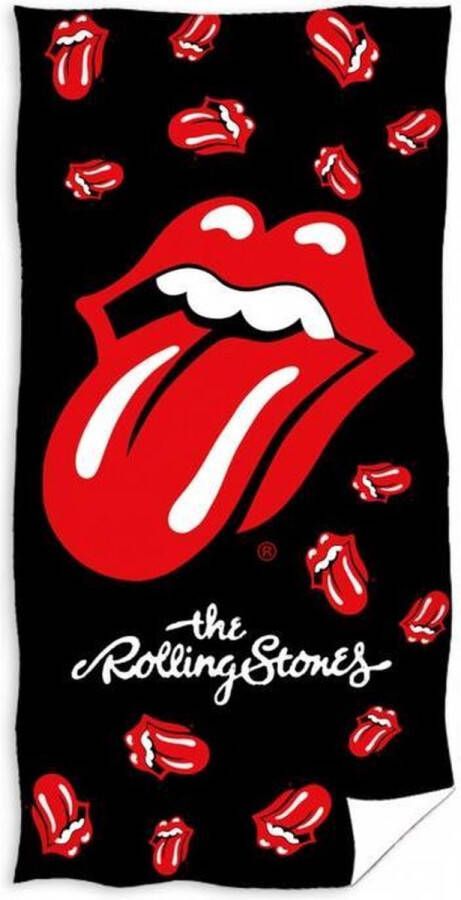 Merkloos Rolling Stones Strandlaken 100% Katoen 70x140 Cm Multi