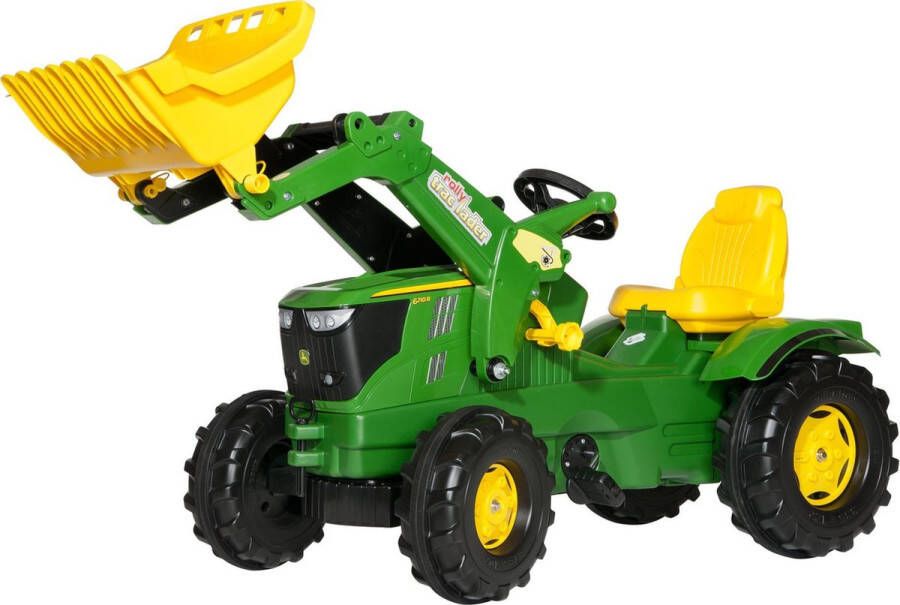 Rolly toys Farmtrac John Deere 6210R rollyTrac voorlader Landbouw