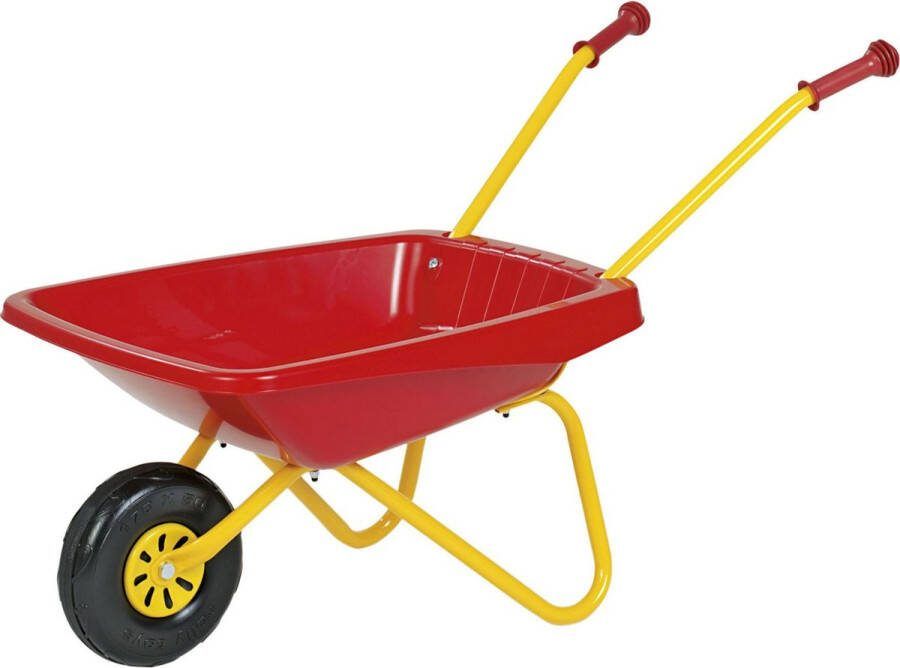 Rolly Toys Metalen Kunststof Kruiwagen Rood