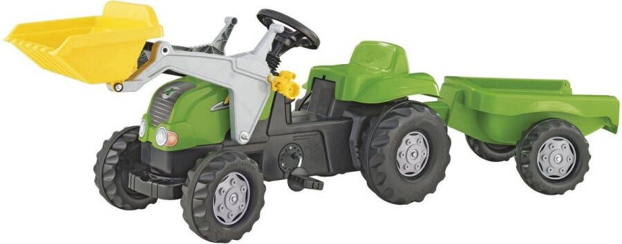 Rolly Toys RollyKid-X Traptractor met Frontlader en Aanhanger