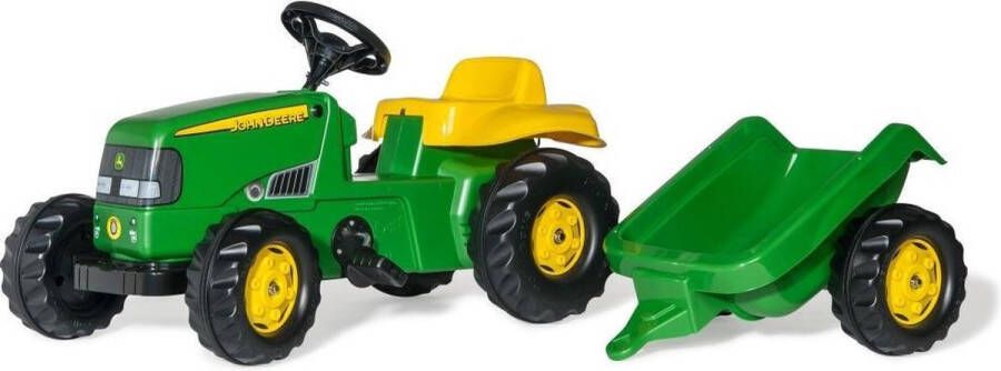 Rolly Toys Tractor John Deere Met Aanhanger
