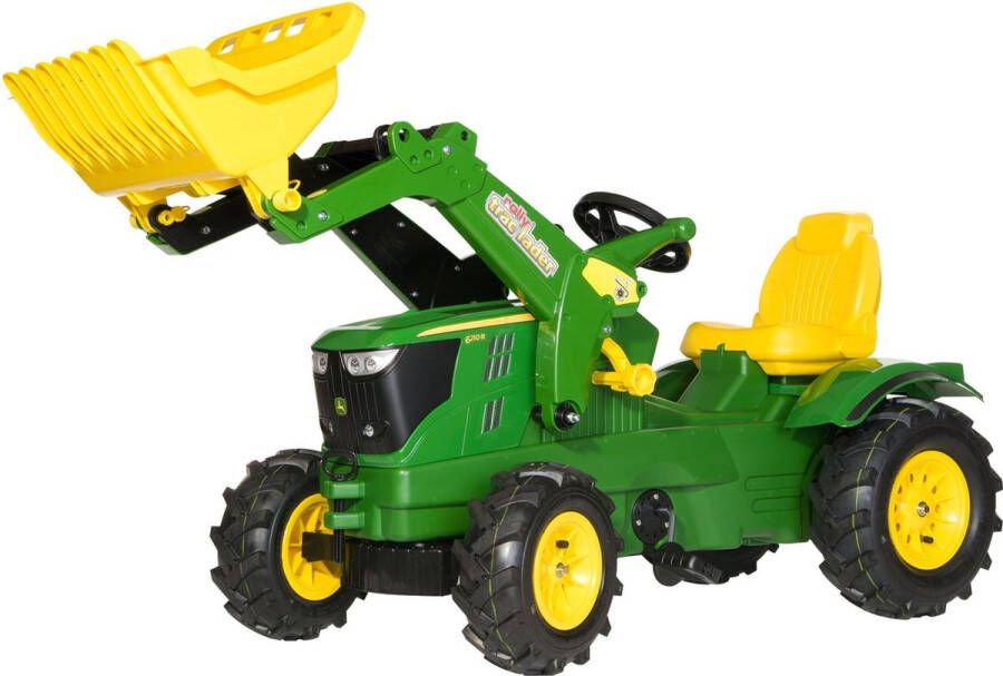 Rolly toys Farmtrac JD 6210R+ rollyTrac voorlader en luchtbanden Landbouw