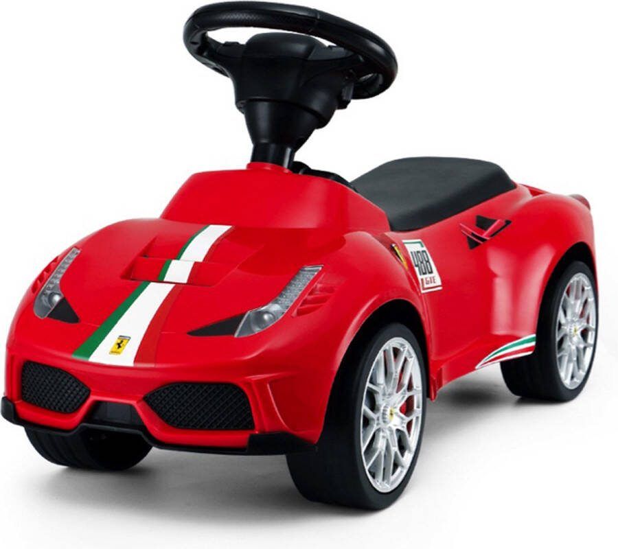 ROLLZONE Ferrari 488 GTE Loopauto met leder zitje