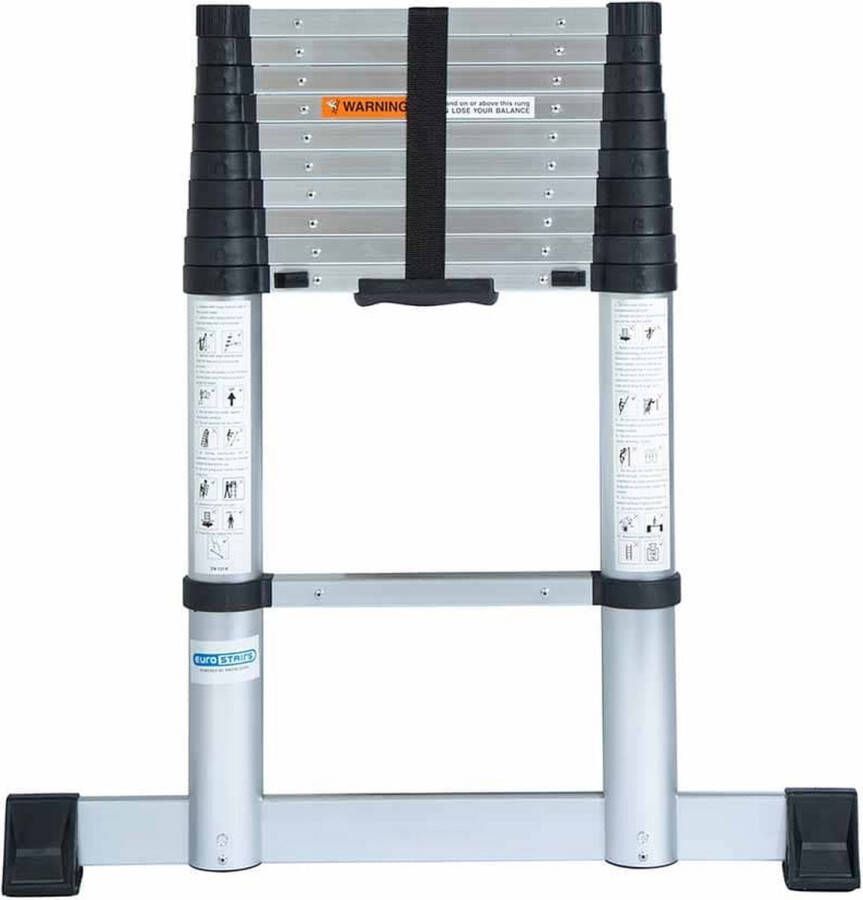 Rolsteiger.net Greybrand Telescoopladder 3 20 meter softclose treden